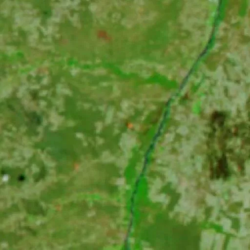 Incendio cerca de Malhada — NASA satellite