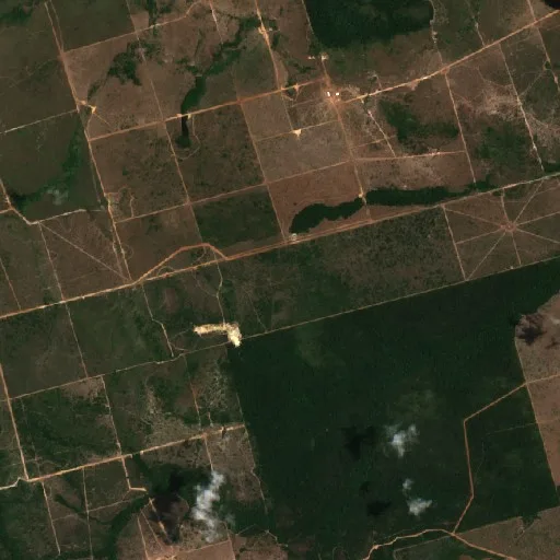 Wildfire near Maloca (Oct 7) — Sentinel-2 true color