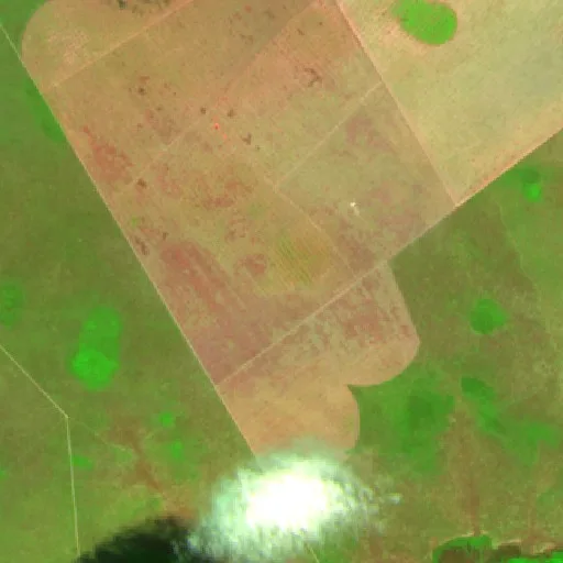 Wildfire near Mambaí — Sentinel-2 SWIR (fuego)