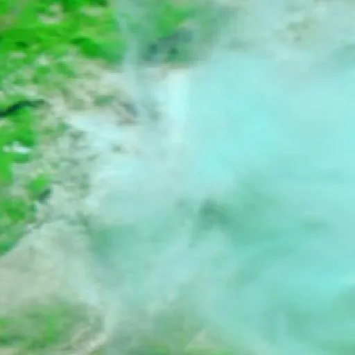 Wildfire near Mandello del Lario — NASA satellite