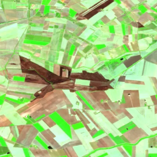 Incendio cerca de Manfredonia — Sentinel-2 SWIR (fuego)