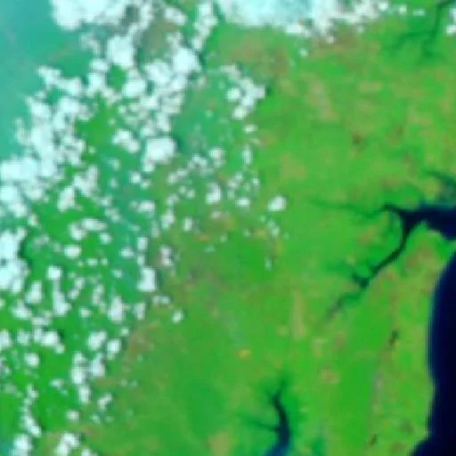 Wildfire near Manunggulama — NASA satellite