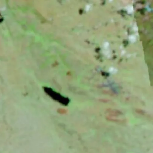 Wildfire near Maranganí — NASA satellite