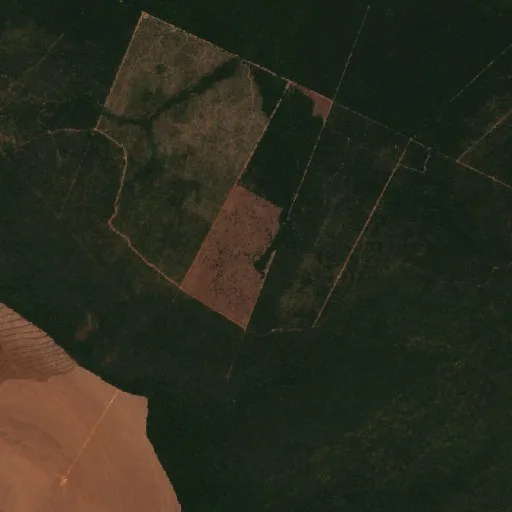 Wildfire near Marcelândia (Aug 25) — Sentinel-2 true color