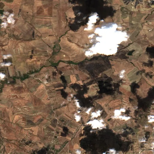 Incendio cerca de Marianopoli — Sentinel-2 true color