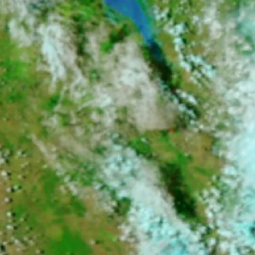 Incendio cerca de Marlborough (27 oct) — NASA satellite