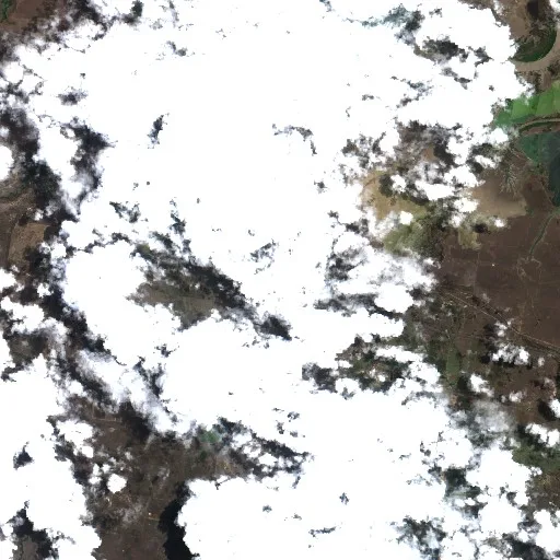 Incendio cerca de Marmor (28 oct) — Sentinel-2 true color