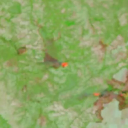 Wildfire near Mateiros (Sep 19 · NE) — NASA satellite