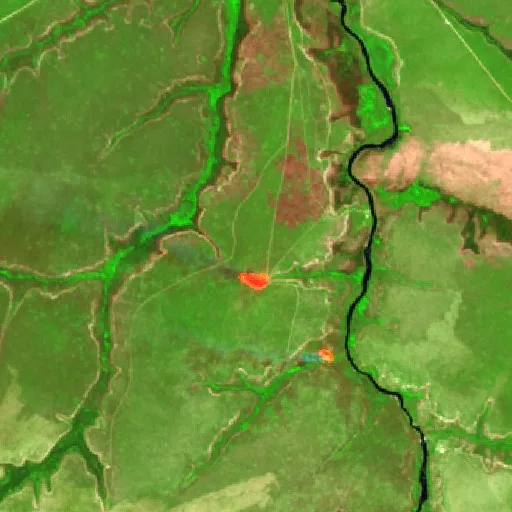 Incendio cerca de Mateiros (Aug 1) — Sentinel-2 SWIR (fuego)