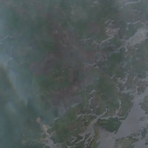 Incendio cerca de Maués — Sentinel-2 true color