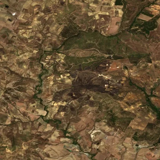 Wildfire near Mazzarino — Sentinel-2 true color