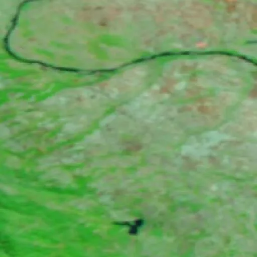 Wildfire near Medkovets — NASA satellite