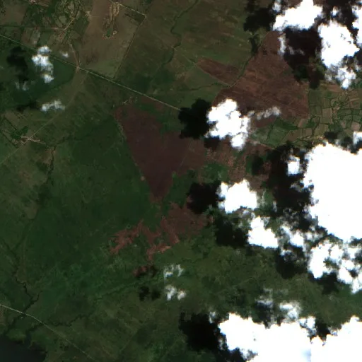Wildfire near Mella (Jul 22) — Sentinel-2 true color