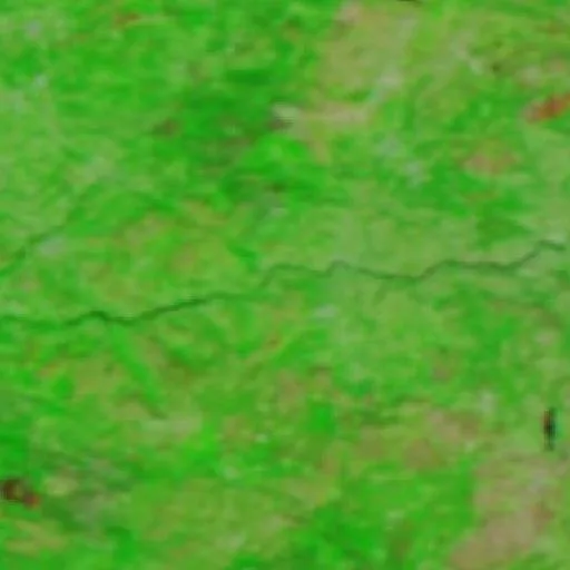 Wildfire near Mesão Frio — NASA satellite