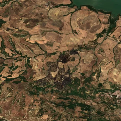 Wildfire near Miglionico — Sentinel-2 true color