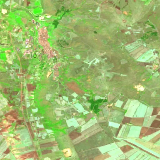 Wildfire near Minervino Murge (IT) — Sentinel-2 SWIR (fuego)