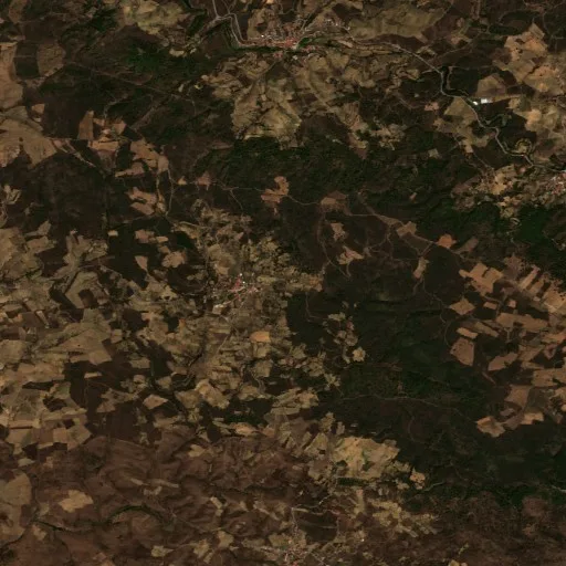 Incendio cerca de Mirandela — Sentinel-2 true color
