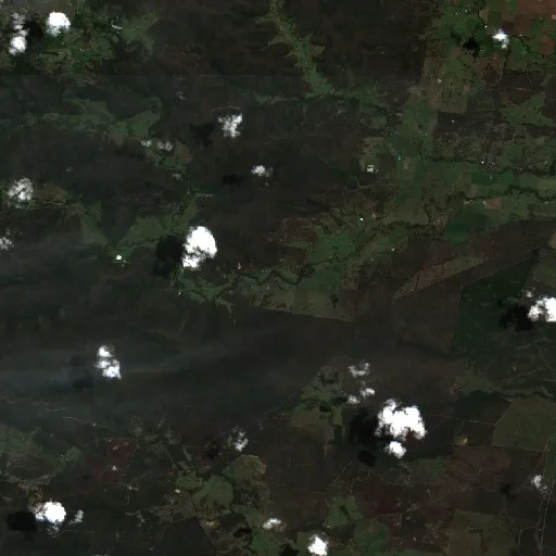 Mongogarie Bushfire — Sentinel-2 true color