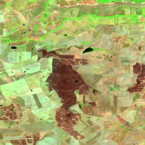 Incendio cerca de Monreale (4 ago · W) — Sentinel-2 SWIR (fuego)