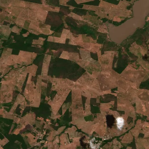 Incendio cerca de Monte Alegre — Sentinel-2 true color