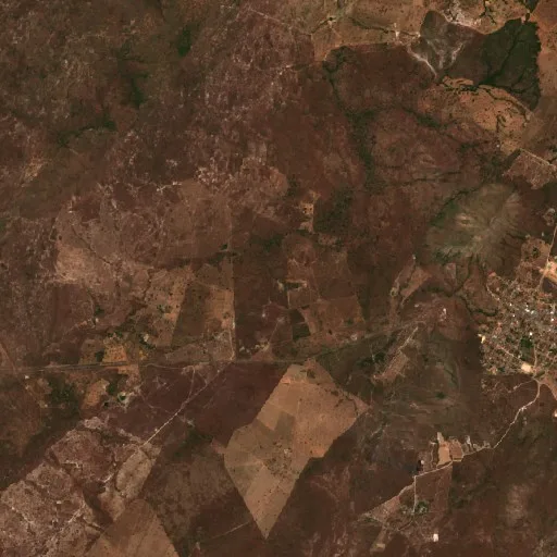 Wildfire near Monte Alegre de Goiás — Sentinel-2 true color