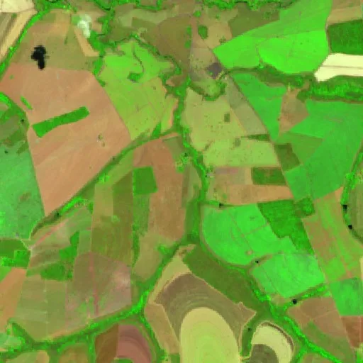 Wildfire near Monte Alegre de Minas — Sentinel-2 SWIR (fuego)