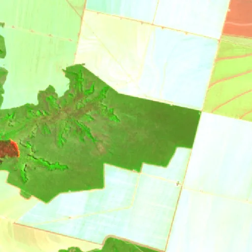 Incendio cerca de Monte Alegre do Piauí (21 sep) — Sentinel-2 SWIR (fuego)