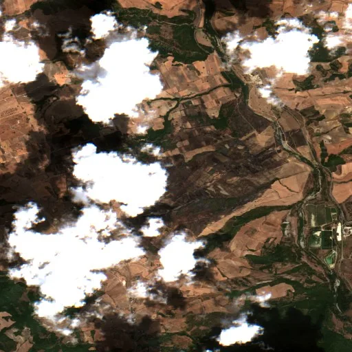 Incendio cerca de Monteverde (28 ago) — Sentinel-2 true color