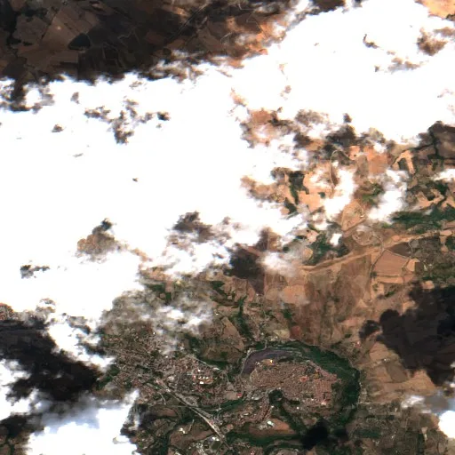 Wildfire near Monteverde (Aug 30) — Sentinel-2 true color