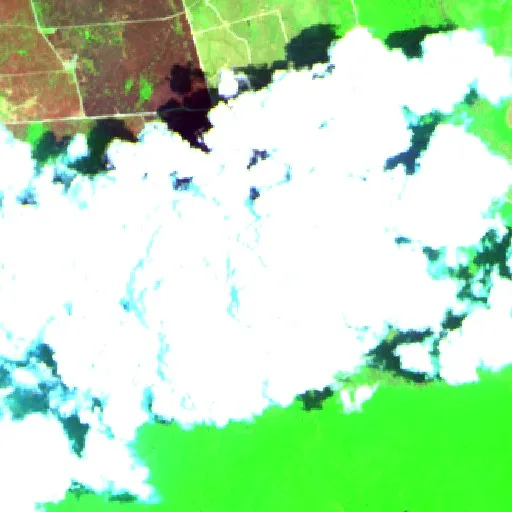 Wildfire near Morais Almeida (Oct 16 · S) — Sentinel-2 SWIR (fuego)