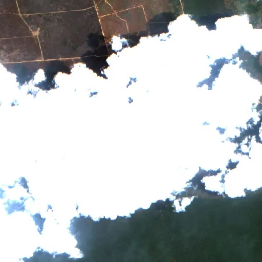 Wildfire near Morais Almeida (Oct 16 · S) — Sentinel-2 true color