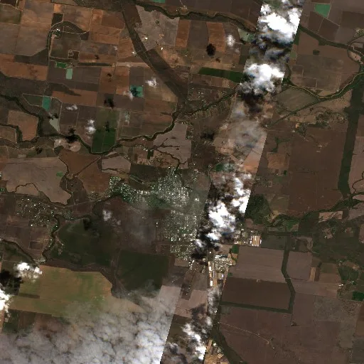 Moree Bushfire — Sentinel-2 true color