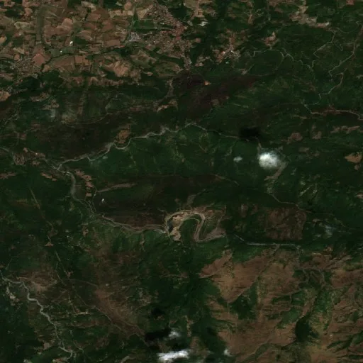 Wildfire near Mornese — Sentinel-2 true color