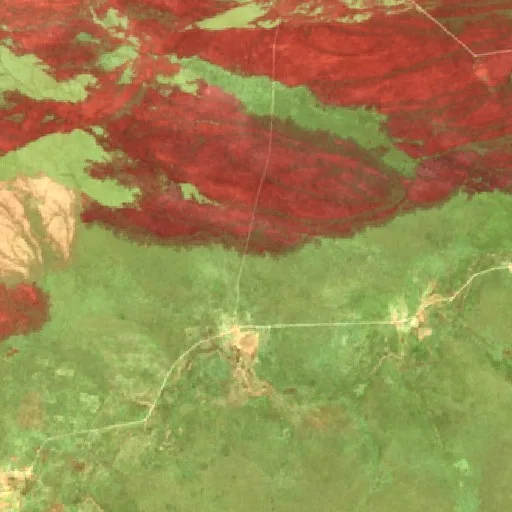 Wildfire near Morro Cabeça no Tempo (Sep 12) — Sentinel-2 SWIR (fuego)