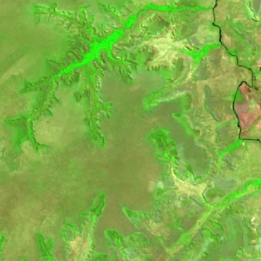 Incendio cerca de Morros (19 sep) — Sentinel-2 SWIR (fuego)