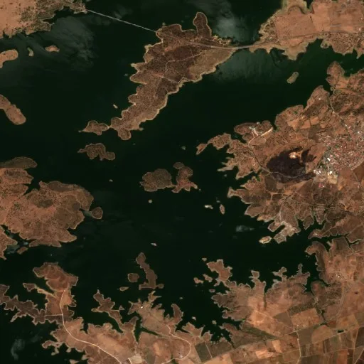 Incendio cerca de Mourão — Sentinel-2 true color