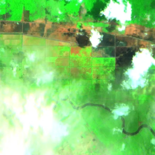 Wildfire near Muara Sugihan — Sentinel-2 SWIR (fuego)