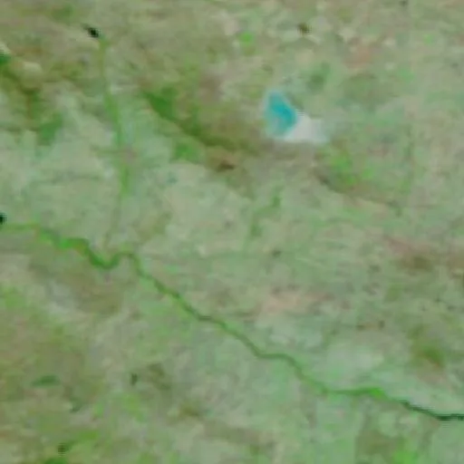 Wildfire near Mucur — NASA satellite