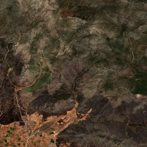 Incendio cerca de Municipal Unit of Megara — Sentinel-2 true color