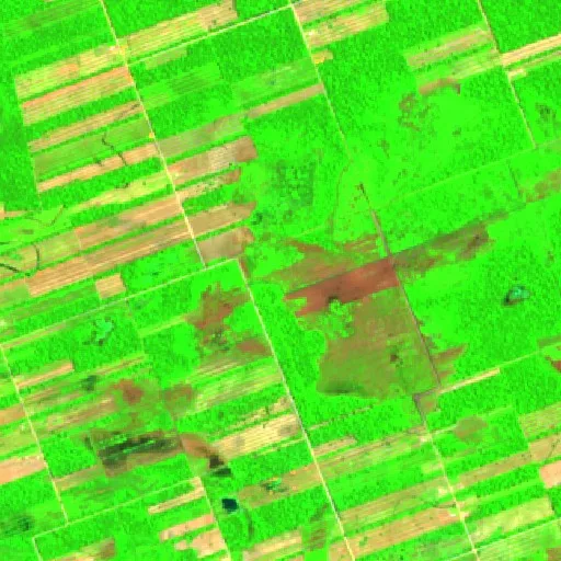 Wildfire near Municipio Ascención de Guarayos — Sentinel-2 SWIR (fuego)