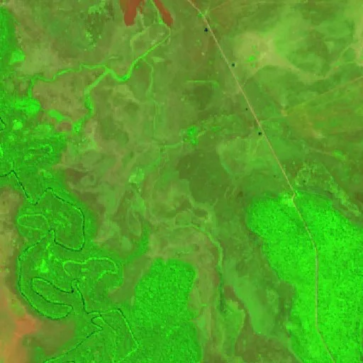 Incendio cerca de Municipio Baures — Sentinel-2 SWIR