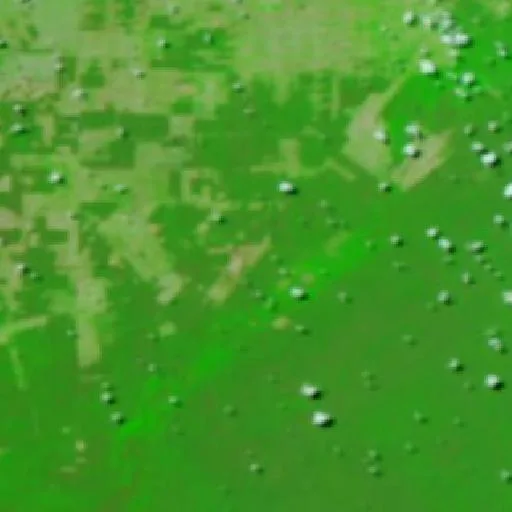 Wildfire near Municipio Charagua — NASA satellite
