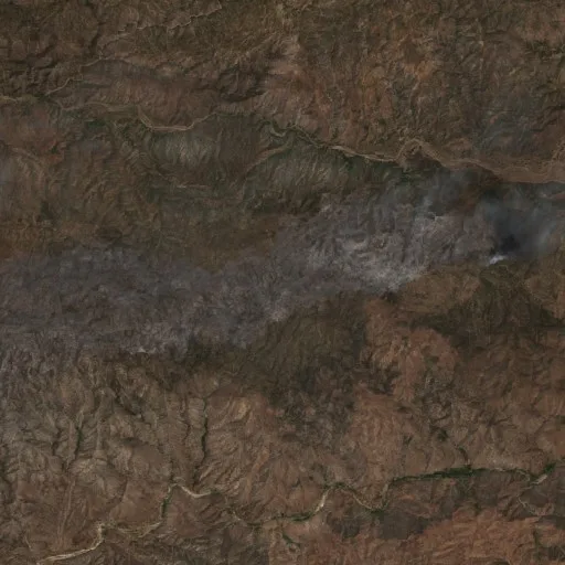 Wildfire near Ensenada (Aug 3) — Sentinel-2 true color