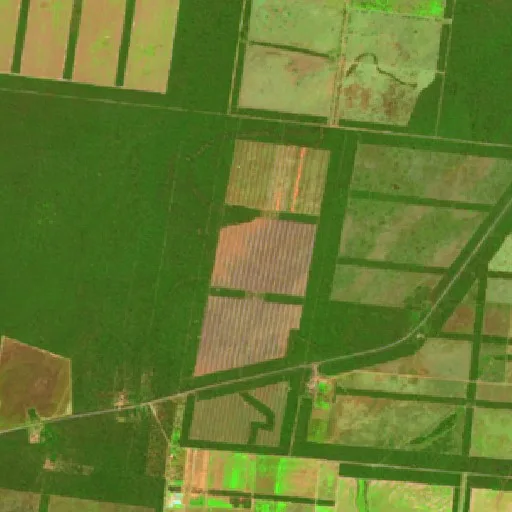 Incendio cerca de Joaquín V. González (24 jul · S) — Sentinel-2 SWIR (fuego)