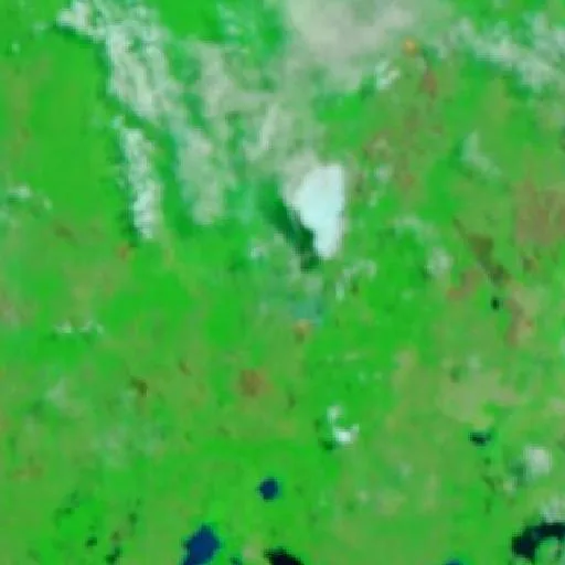 Incendio cerca de Municipio Exaltación (15 sep) — NASA satellite