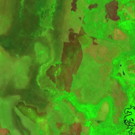 Incendio cerca de Municipio Exaltación (22 jul · NE) — Sentinel-2 SWIR
