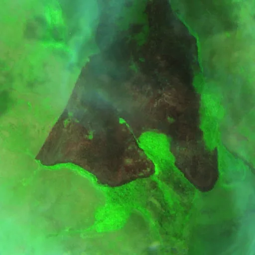 Incendio cerca de Municipio Exaltación (24 jul · SE) — Sentinel-2 SWIR (fuego)