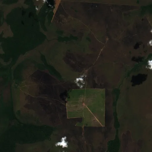 Incendio cerca de Municipio Exaltación (24 jul · NW) — Sentinel-2 true color