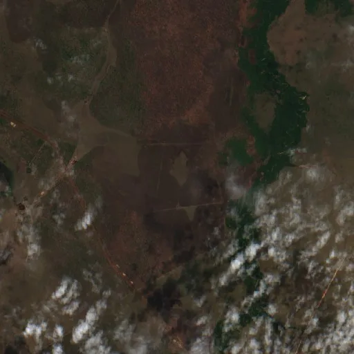 Wildfire near Municipio Exaltación (Aug 28) — Sentinel-2 true color