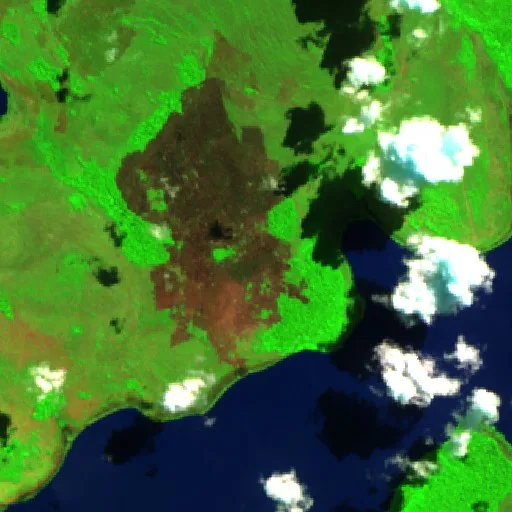 Wildfire near Municipio Puerto Siles — Sentinel-2 SWIR (fuego)